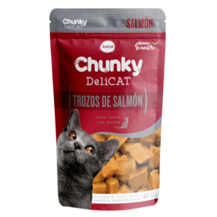 ALIMENTO HUMEDO CHUNKY TROZOS DE SALMON GATOS