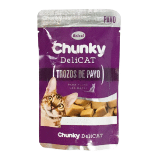 ALIMENTO HUMEDO CHUNKY TROZOS DE PAVO GATOS