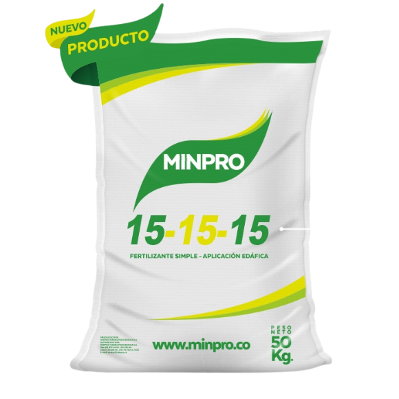 Fertilizante Minpro 15-15-15 Fertilizante Minpro 15-15-15