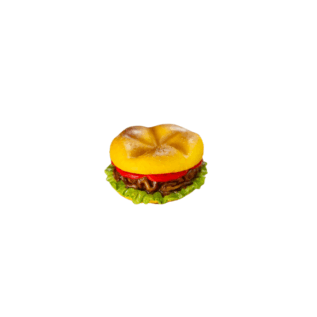HAMBURGUESAS DE PLASTICO MEDIANA